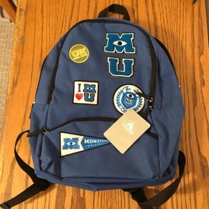Disney monsters, inc backpack NWT